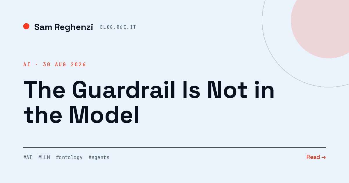 The Guardrail Is Not in the Model